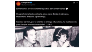 Fallece Carmen Ochoa productora del Chavo del 8, a los 85 años - RDE Digital