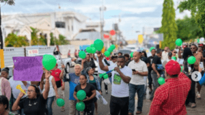 Marcha en Cotuí por situación de la Presa de Hatillo - RDE Digital